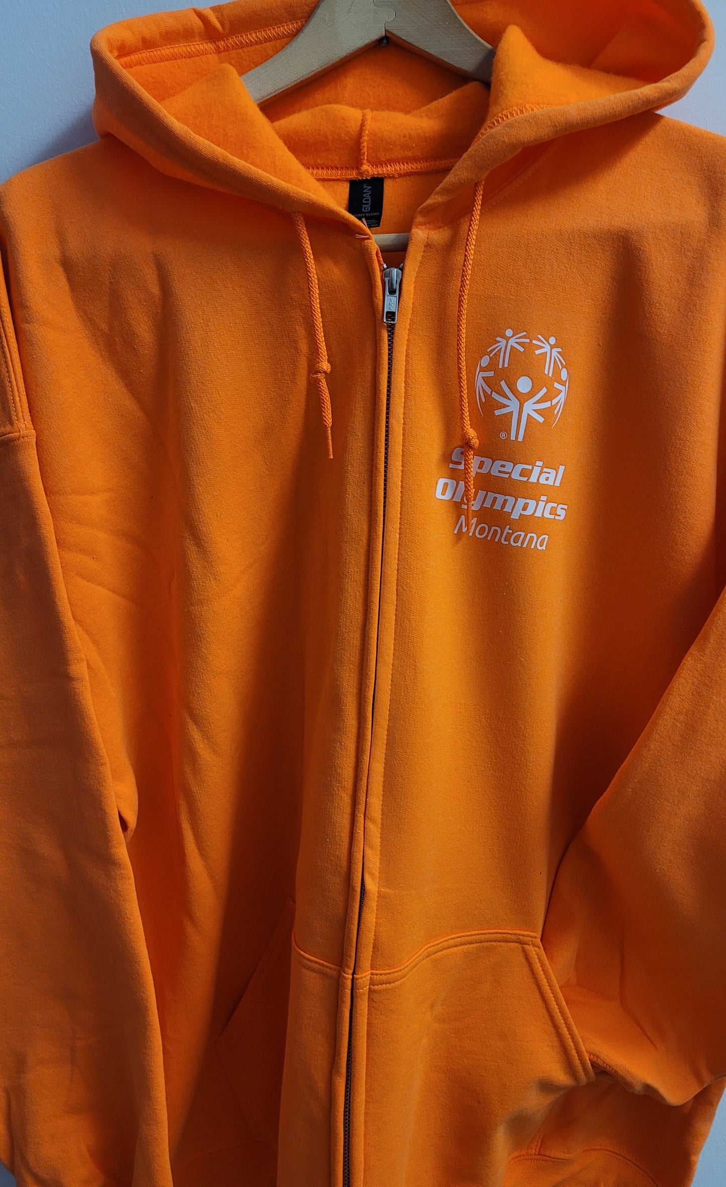 "Make Some Magic" Zip-Up Hoodie - Orange