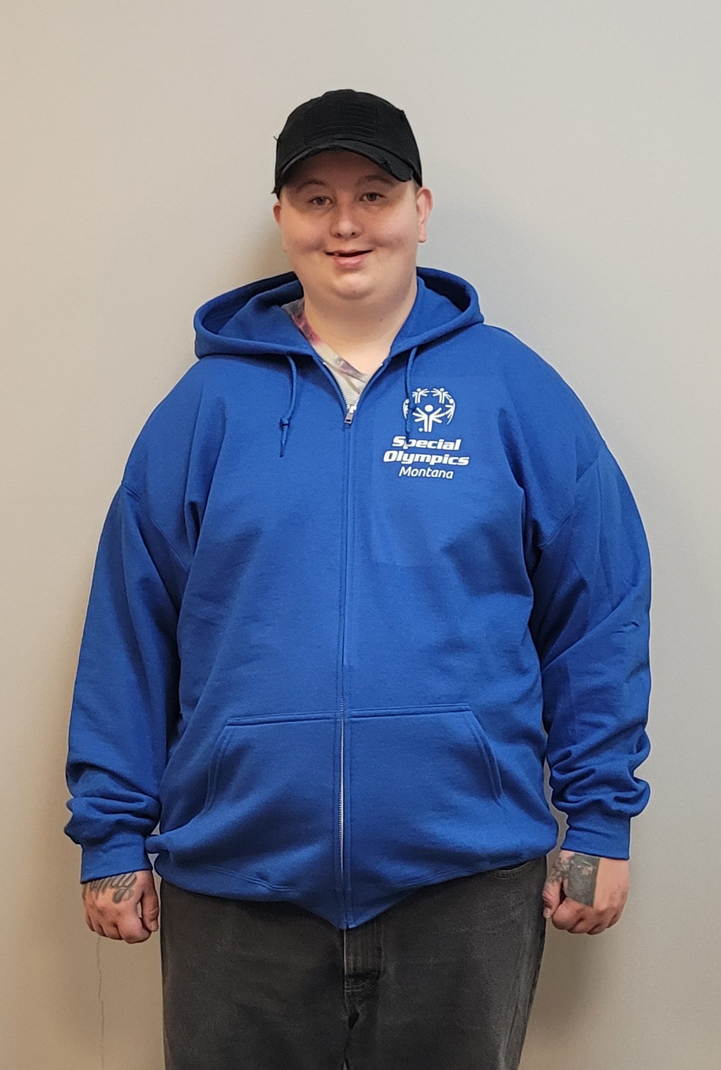 "Make Some Magic" Zip-Up Hoodie - Royal Blue