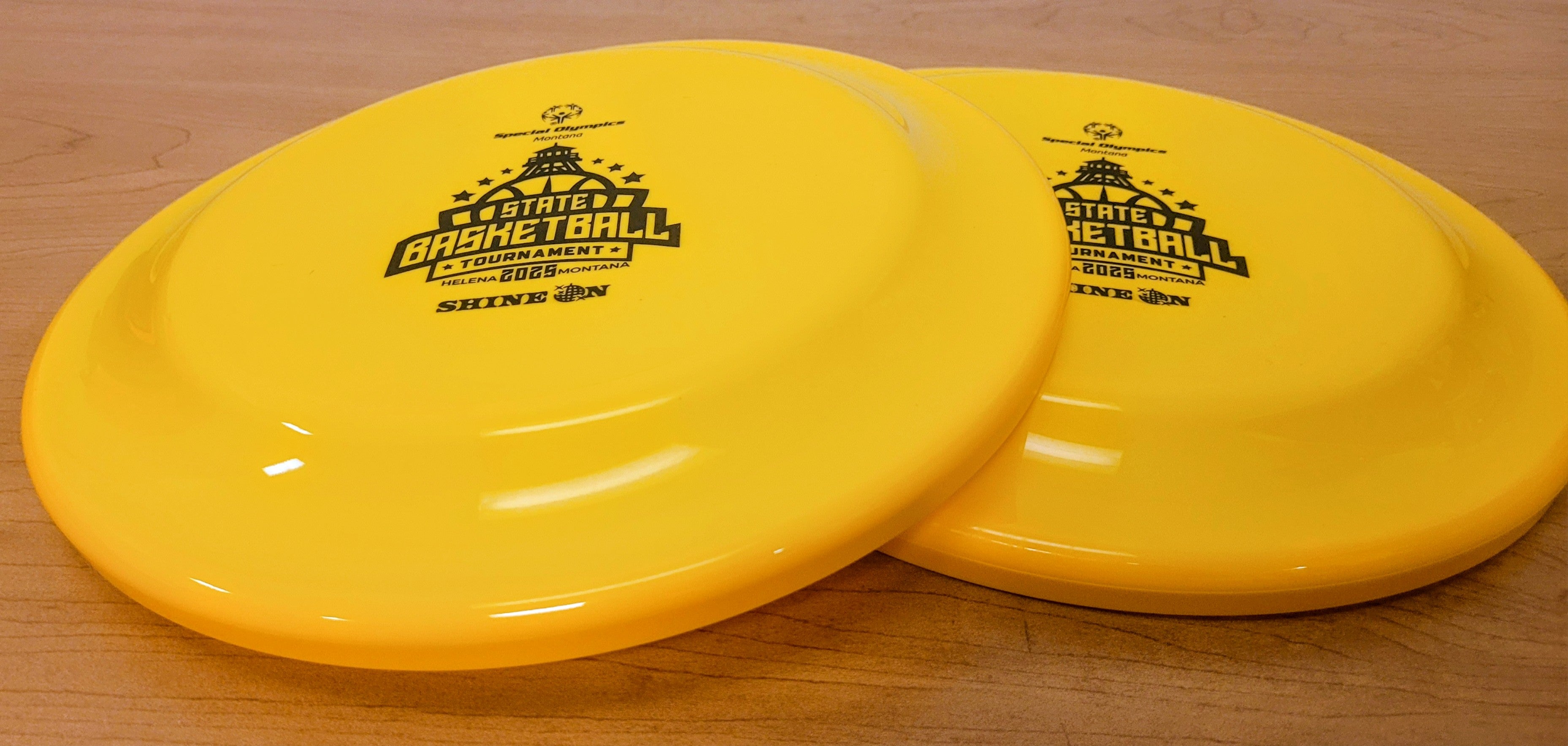 9" Yellow Flying Disc