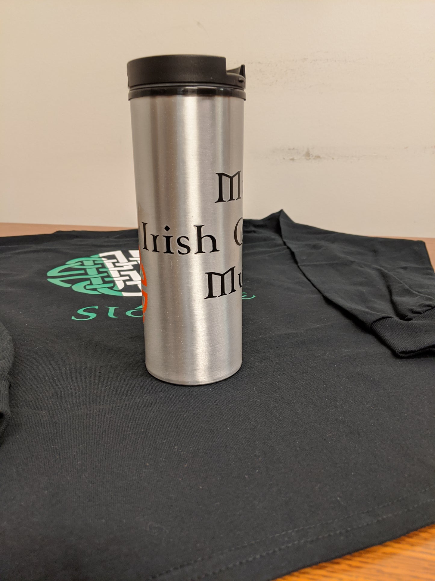 Stainless Steel "Irish" Travel Mug