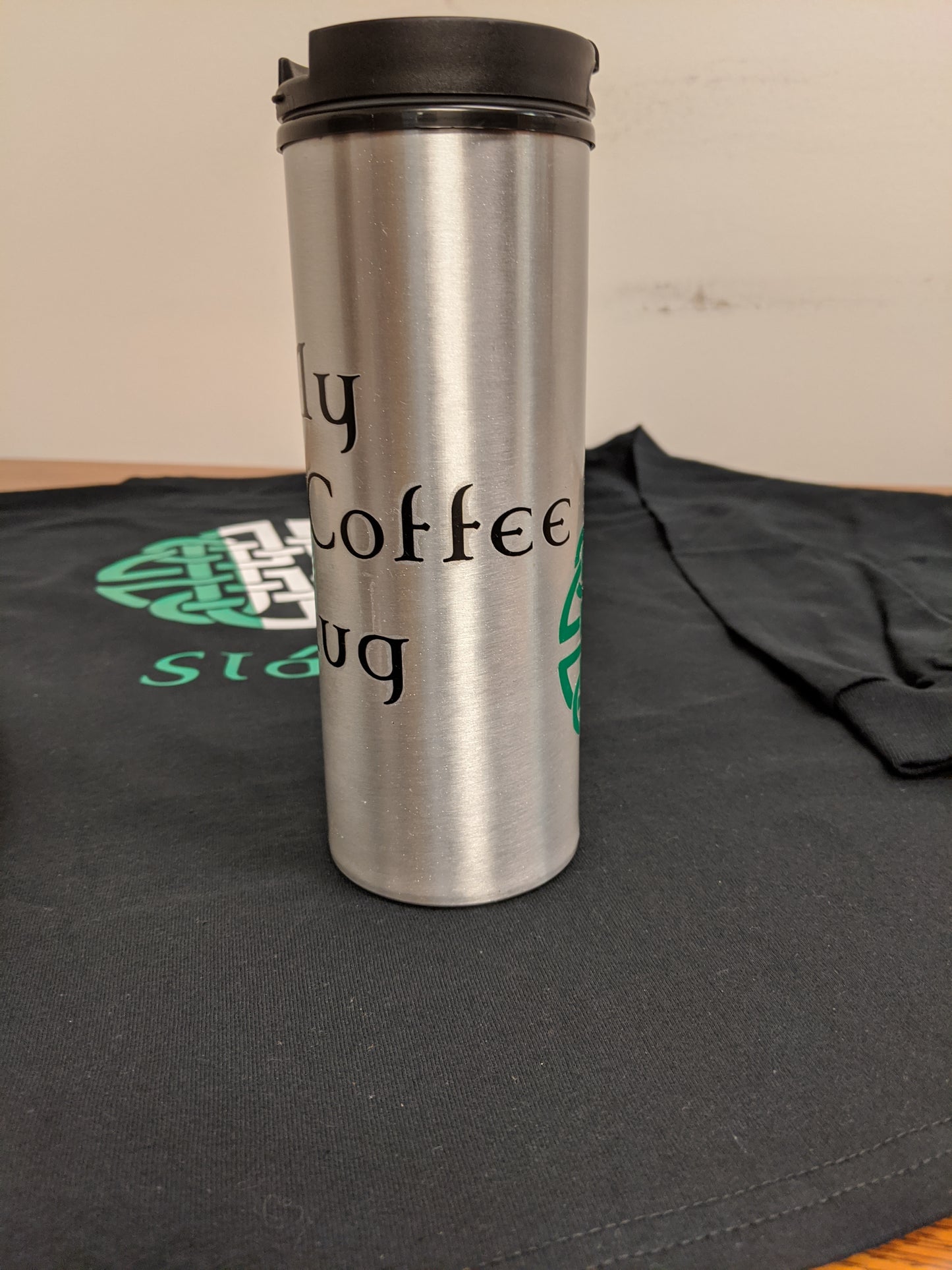 Stainless Steel "Irish" Travel Mug